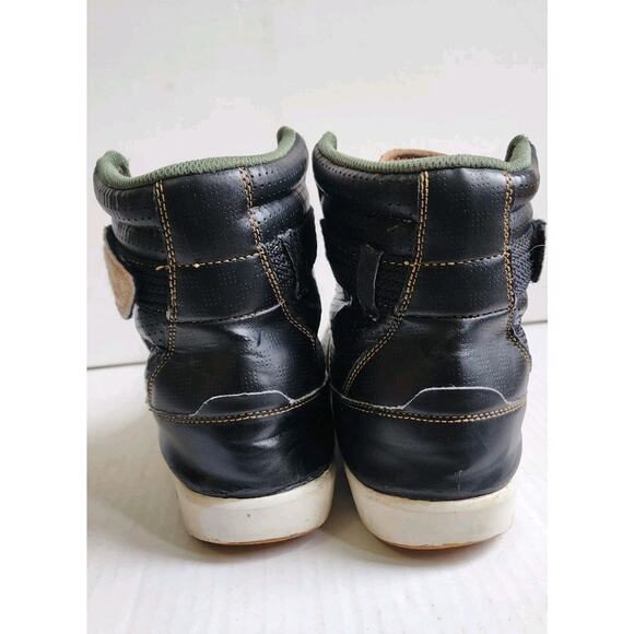 Coogi High Top Sneakers Mens 9.5 Black Leather Streetwear Strap Casual Shoes main image 11